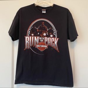 Like New Harley Davidson Black Haynes T-Shirt